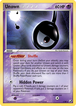 Unown · Kyoko Koizumi · Unseen Forces Unown Collection