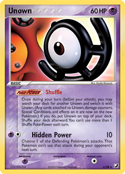 Unown · Kyoko Koizumi · Unseen Forces Unown Collection