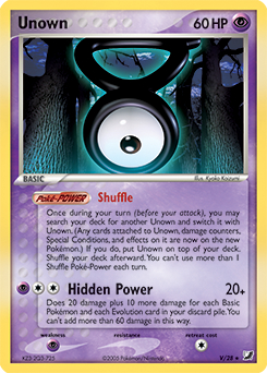 Unown · Kyoko Koizumi · Unseen Forces Unown Collection