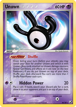 Unown · Kyoko Koizumi · Unseen Forces Unown Collection