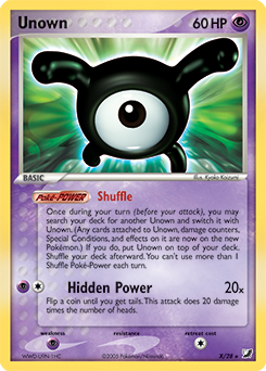 Unown · Kyoko Koizumi · Unseen Forces Unown Collection