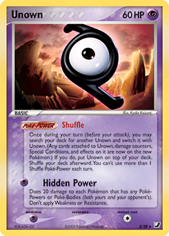 Unown · Kyoko Koizumi · Unseen Forces Unown Collection