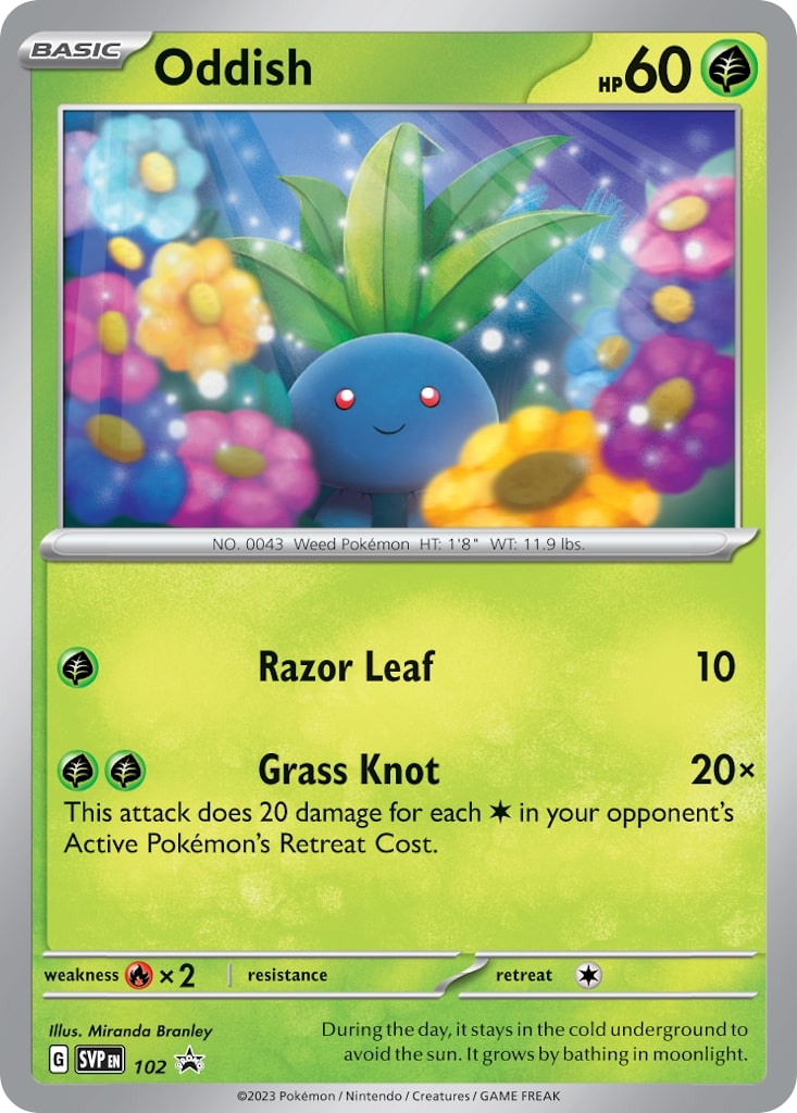 Oddish · Miranda Branley · SVP Black Star Promos